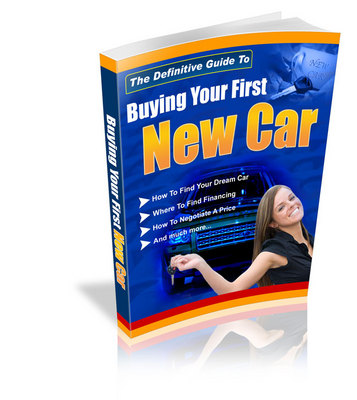 Product picture The Definitive Guide To Buying Your First New Car